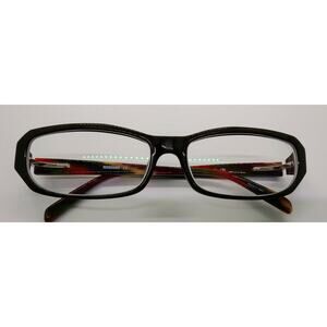 Missoni Eyeglass Frames MI00504 55-15-130 BLACK/ Multi Color